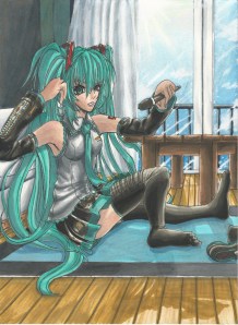Hatsune Miku Colored resized