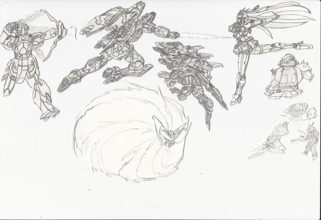 3d gundam project resize