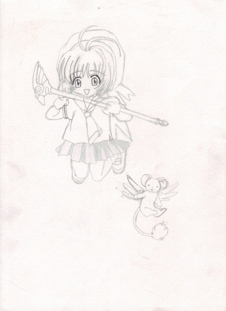 2006 chibi Sakura and Kero (744x1024)