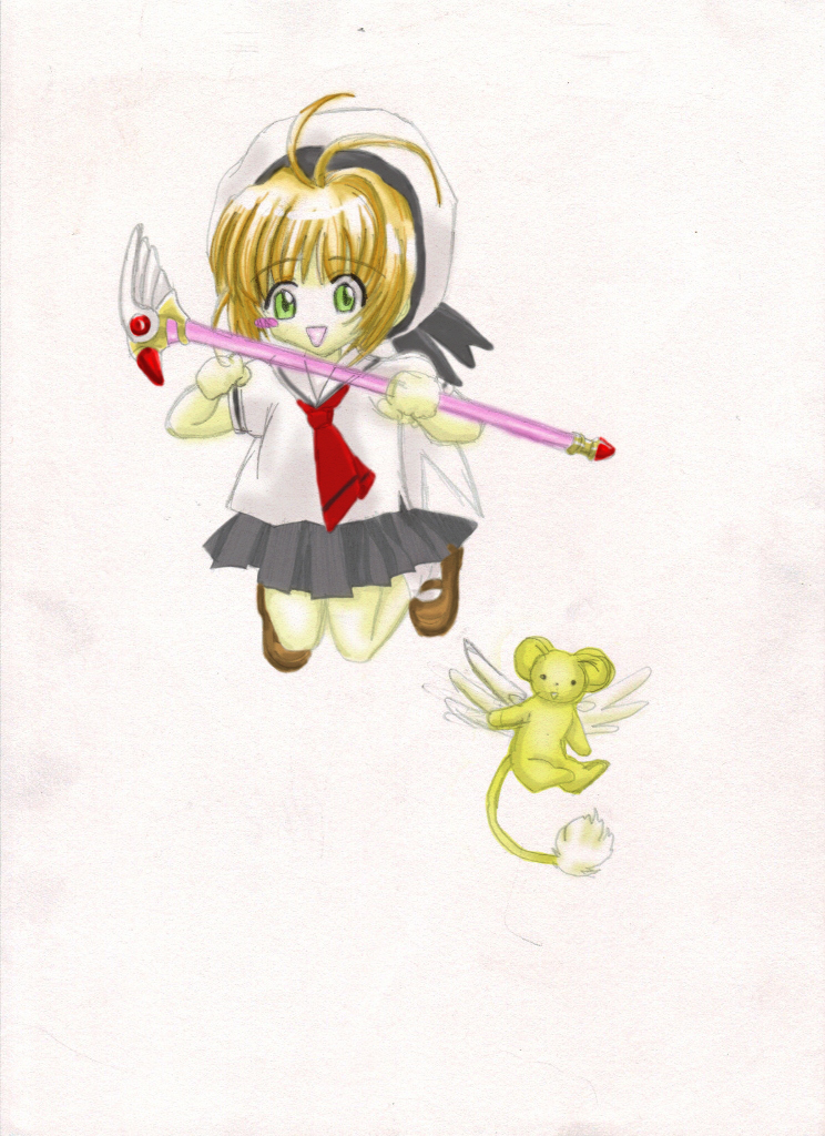 2006 chibi Sakura and Kero (744x1024)